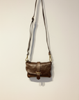 Elsa - Little Shoulder Bag. Leather. Color:  Brown. X0001 C1501