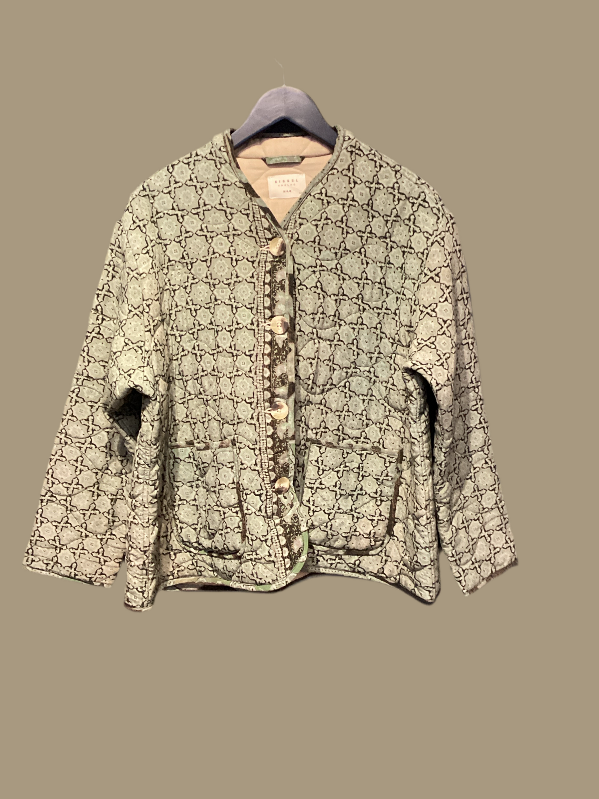 Quinn Quilted Silk Jacket - No. 802• S/M