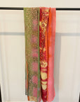 Silk Long Scarf- 100 x 220 cm. No. 91