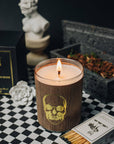 Spitfire Girl.No 17 Gold Skull Frankincense Candle
