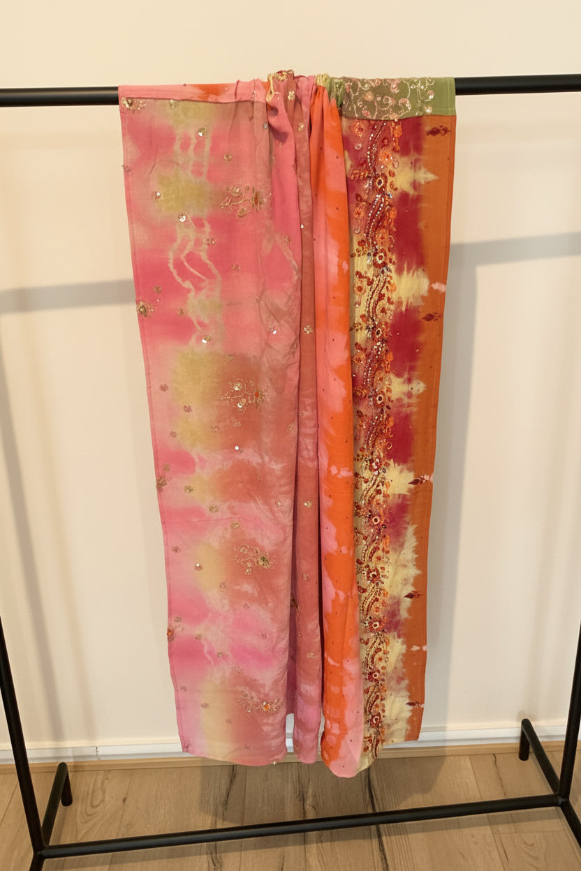 Silk Long Scarf- 100 x 220 cm. No. 91