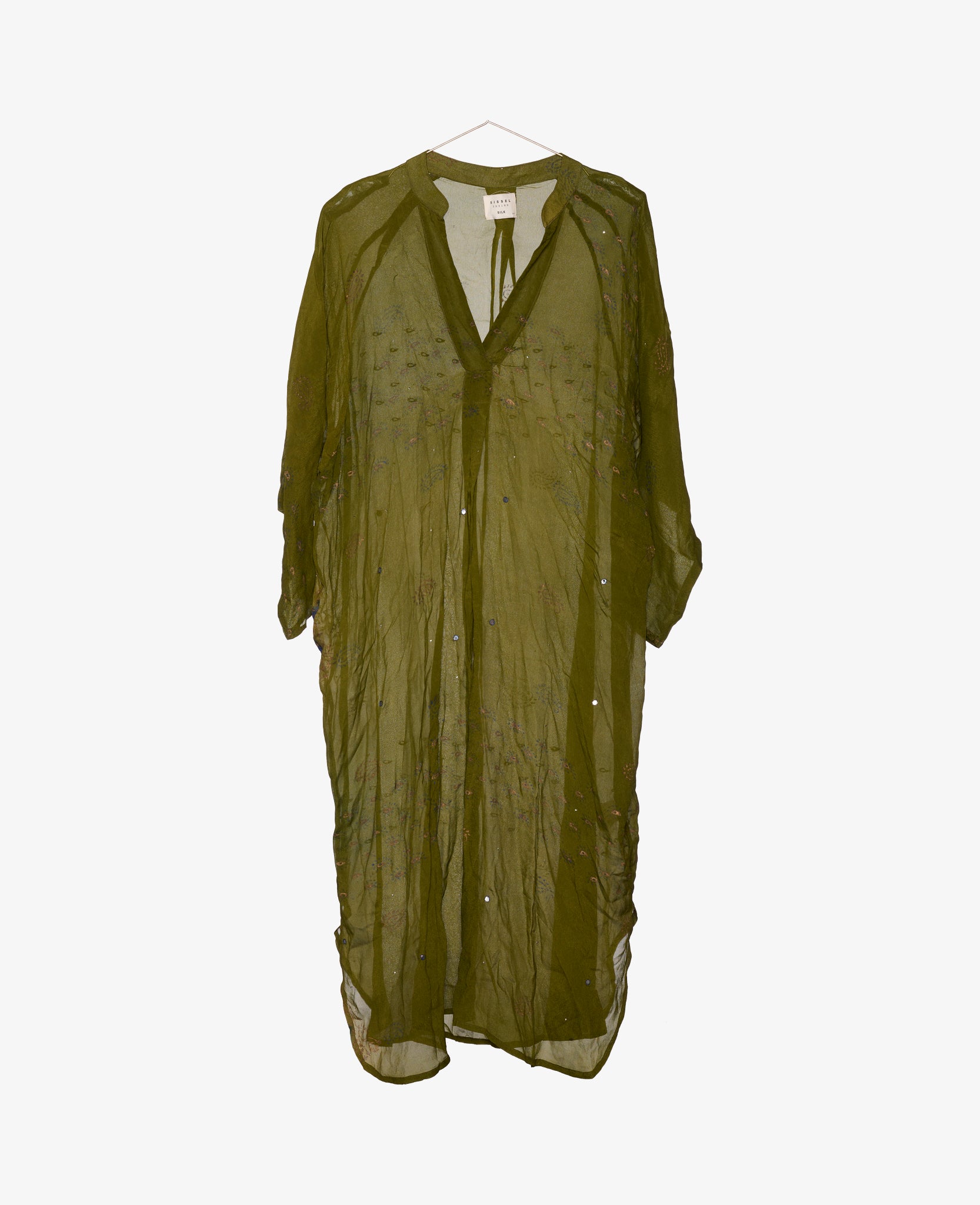 Adina Silk Caftan Dress No. 965, One-size