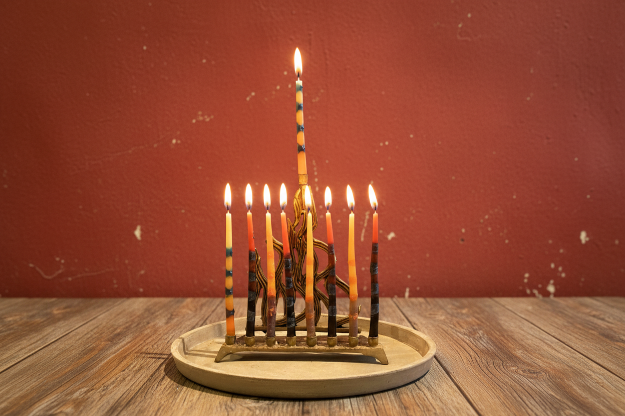 Hanukkah Candles - Multicoloured - 45 pcs