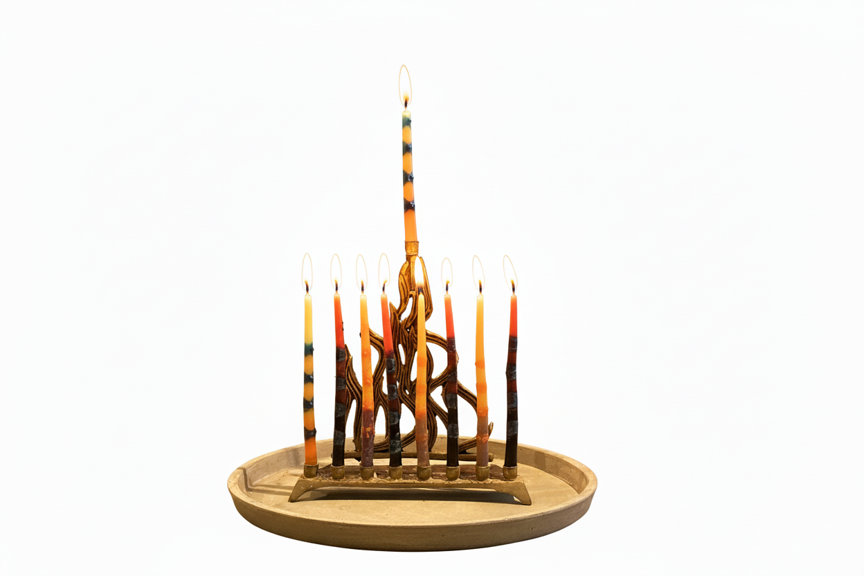 Hanukkah Candles - Multicoloured - 45 pcs
