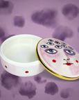Spitfire Girl. Moon Pie Ceramic Trinket Box