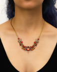 Red Feminine Necklace Radical Red Set, Rout