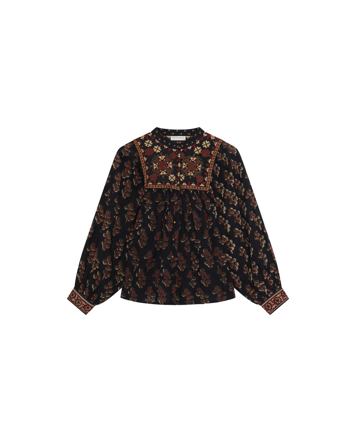 Scarlet Blouse - Cocora Black Coffee