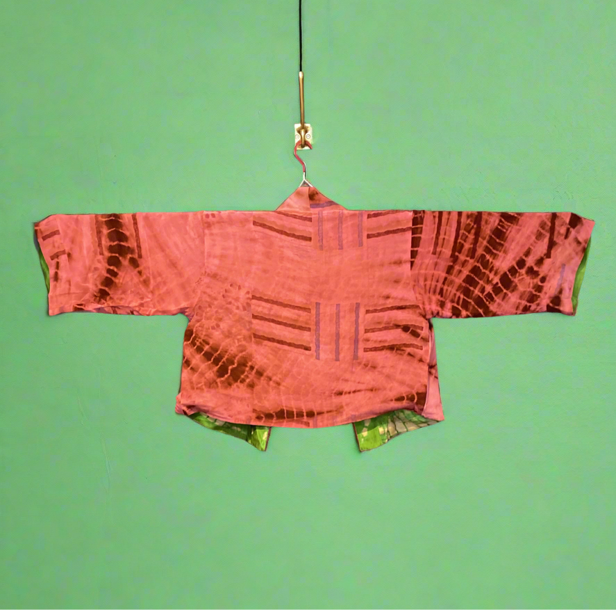 Reversible Short Kimono - No. 02