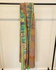 Silk Long Scarf- 100 x 220 cm. No. 90