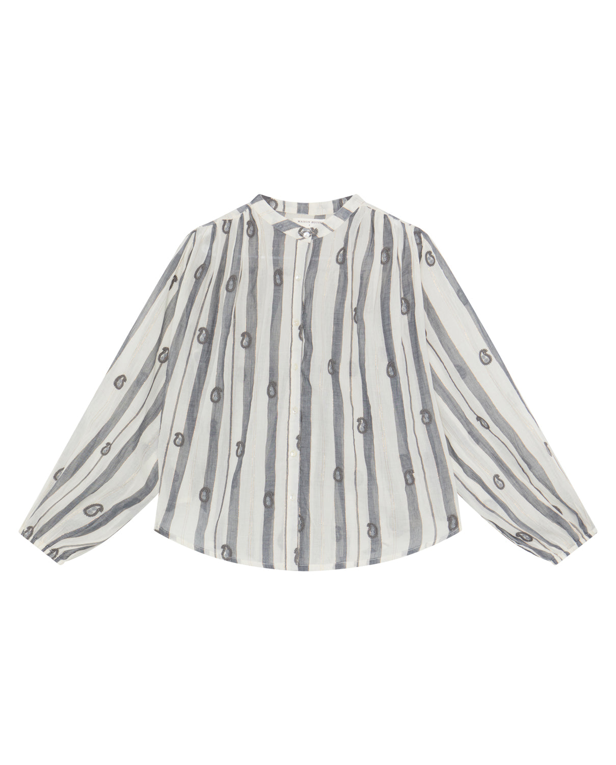 Perla Blouse - Desert Breeze Ivory Paisly