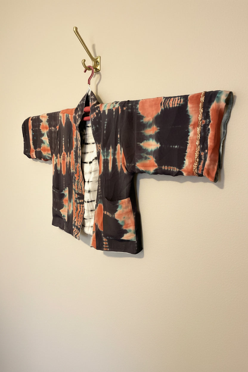 Reversible Short Kimono - No.106