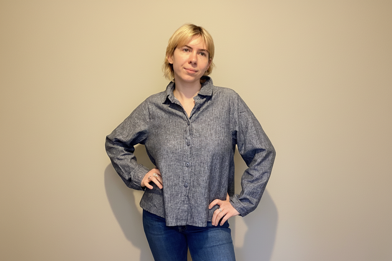 THING-dk.Shirt. Color:Blue(7176)