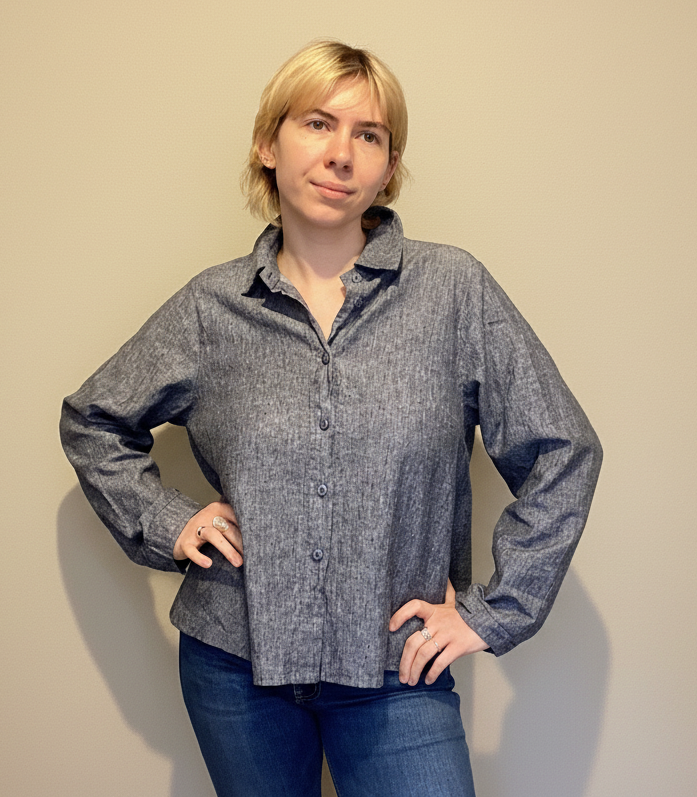 THING-dk.Shirt. Color:Blue(7176)