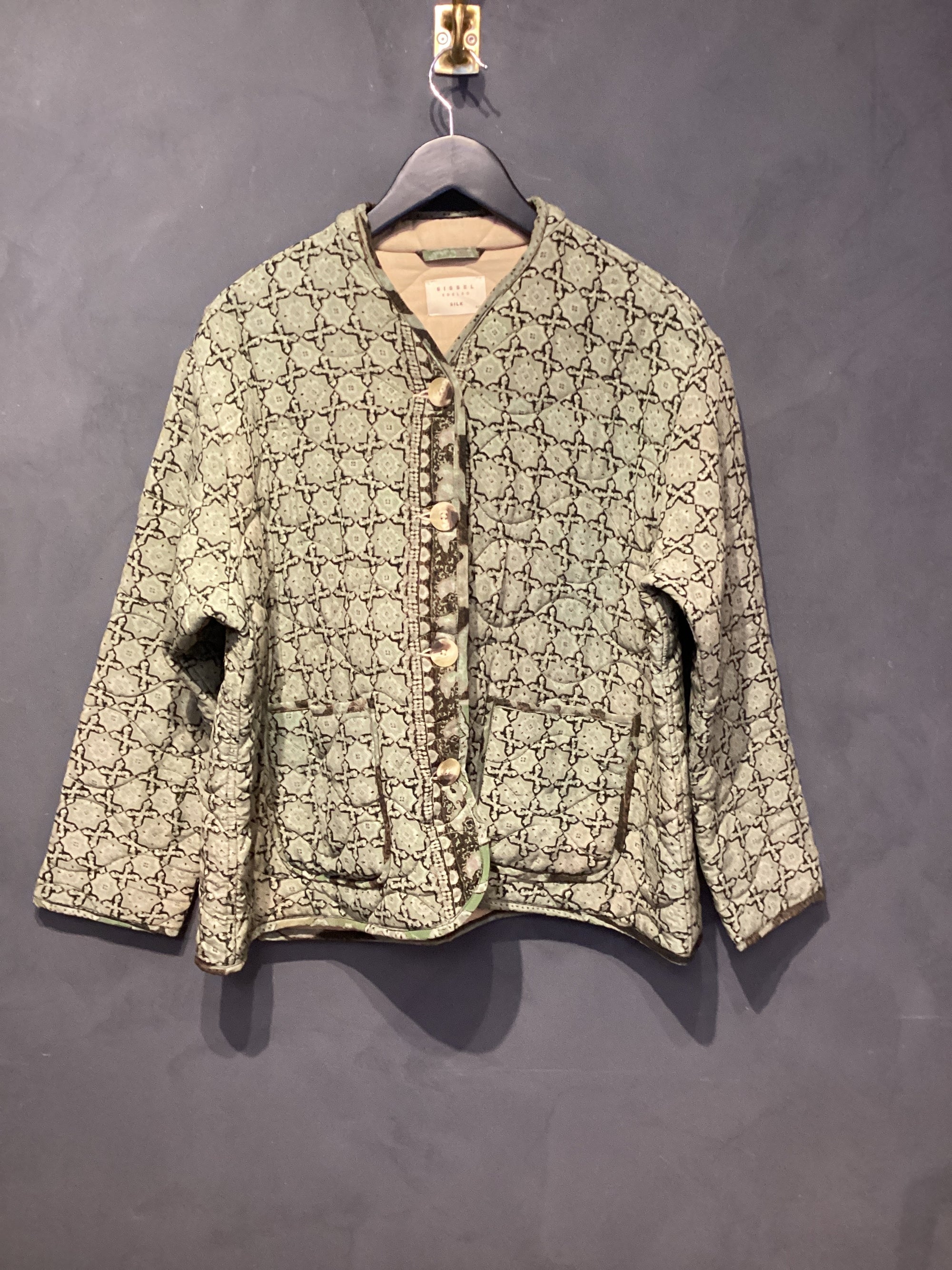 Quinn Quilted Silk Jacket - No. 802• S/M