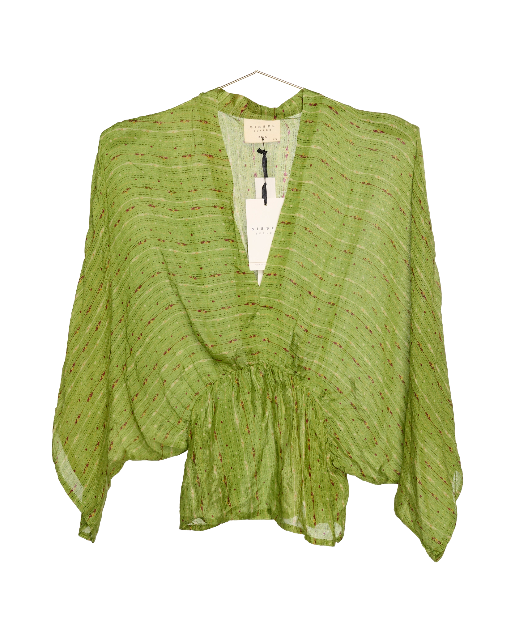 Juno Silk Top - No. 143 Size: M/L