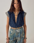 Karina Sleeveless Shirt - Deep River