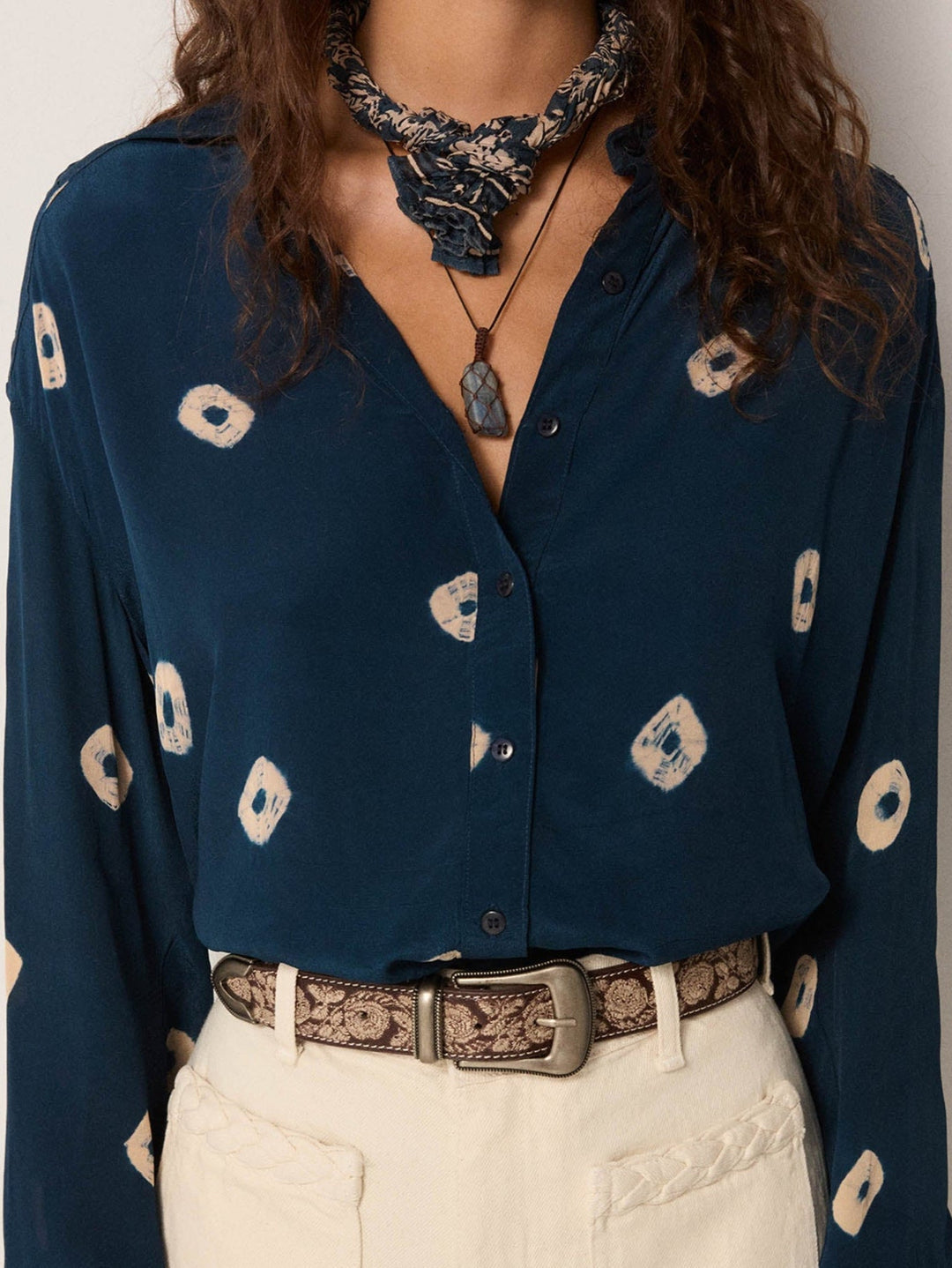 Aria Blouse - Eclipse Lapislazuli