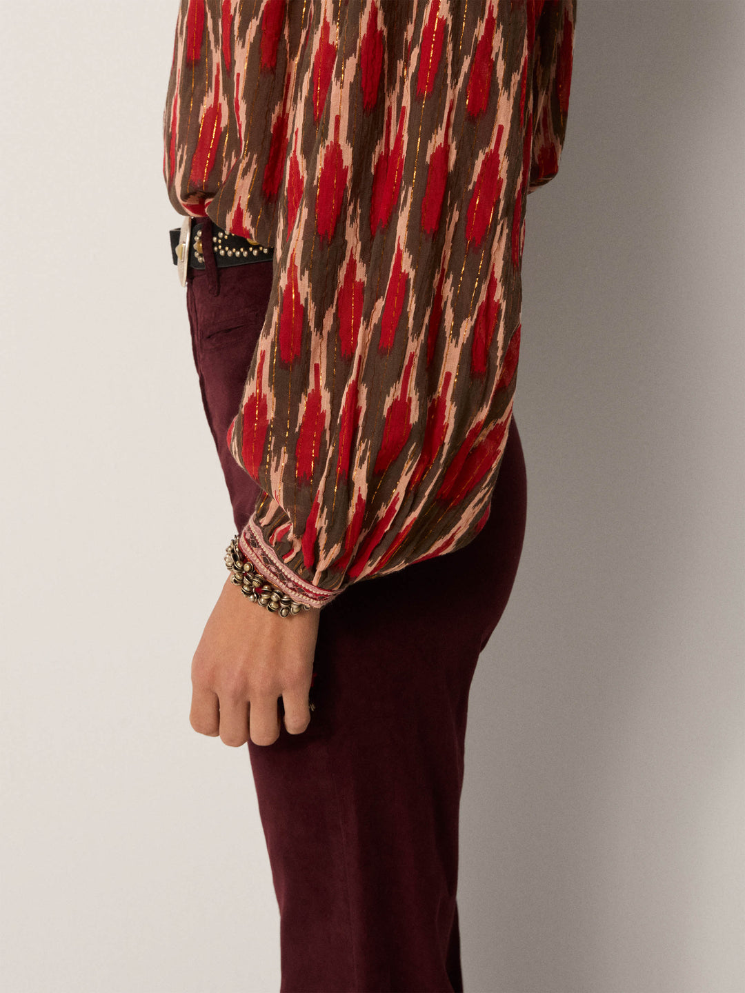 Etta Blouse - Bonfire Volcano