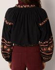 Virginia Blouse - Night Garden Dark