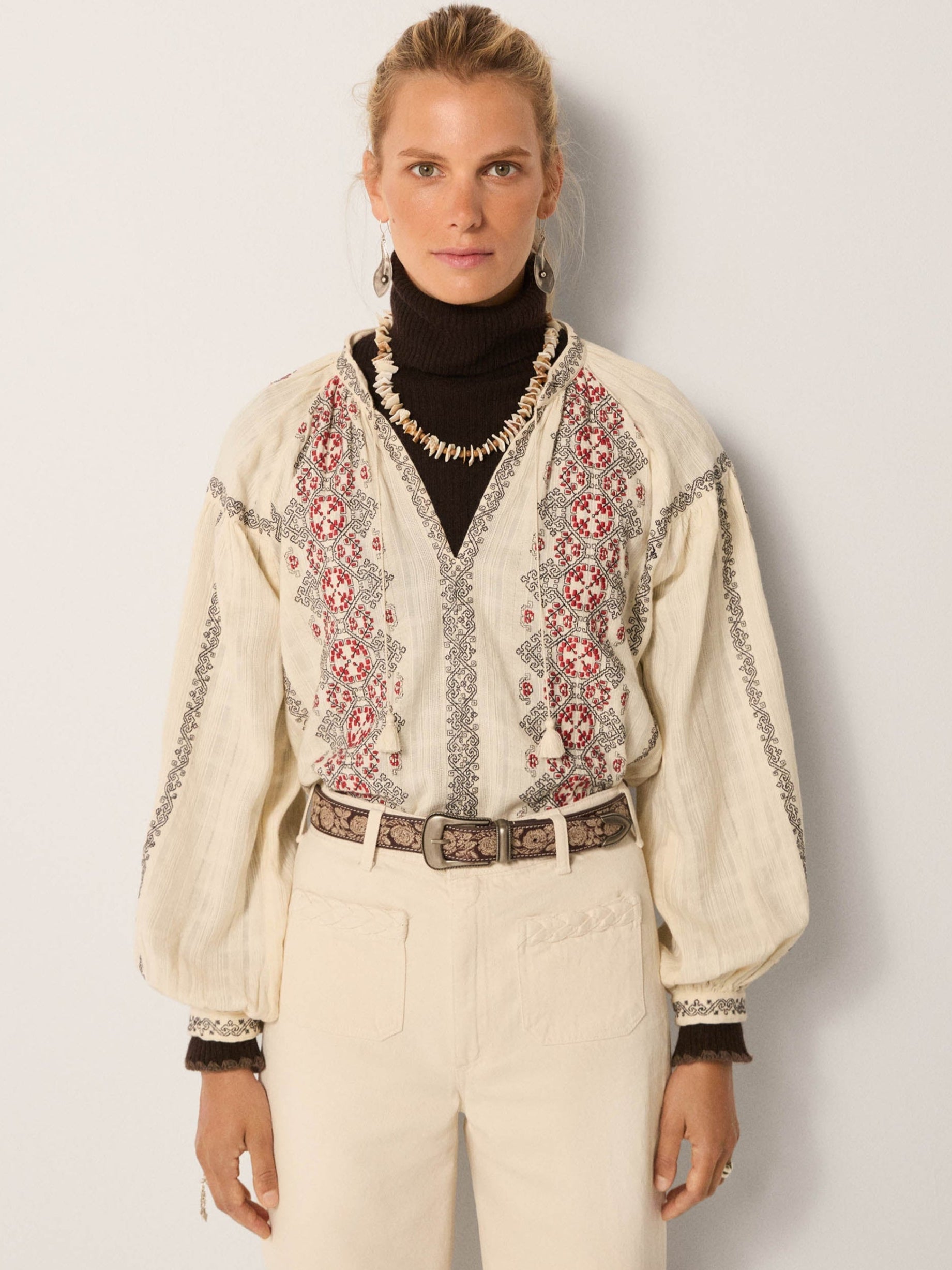 Virginia Blouse - Danubio Ecru