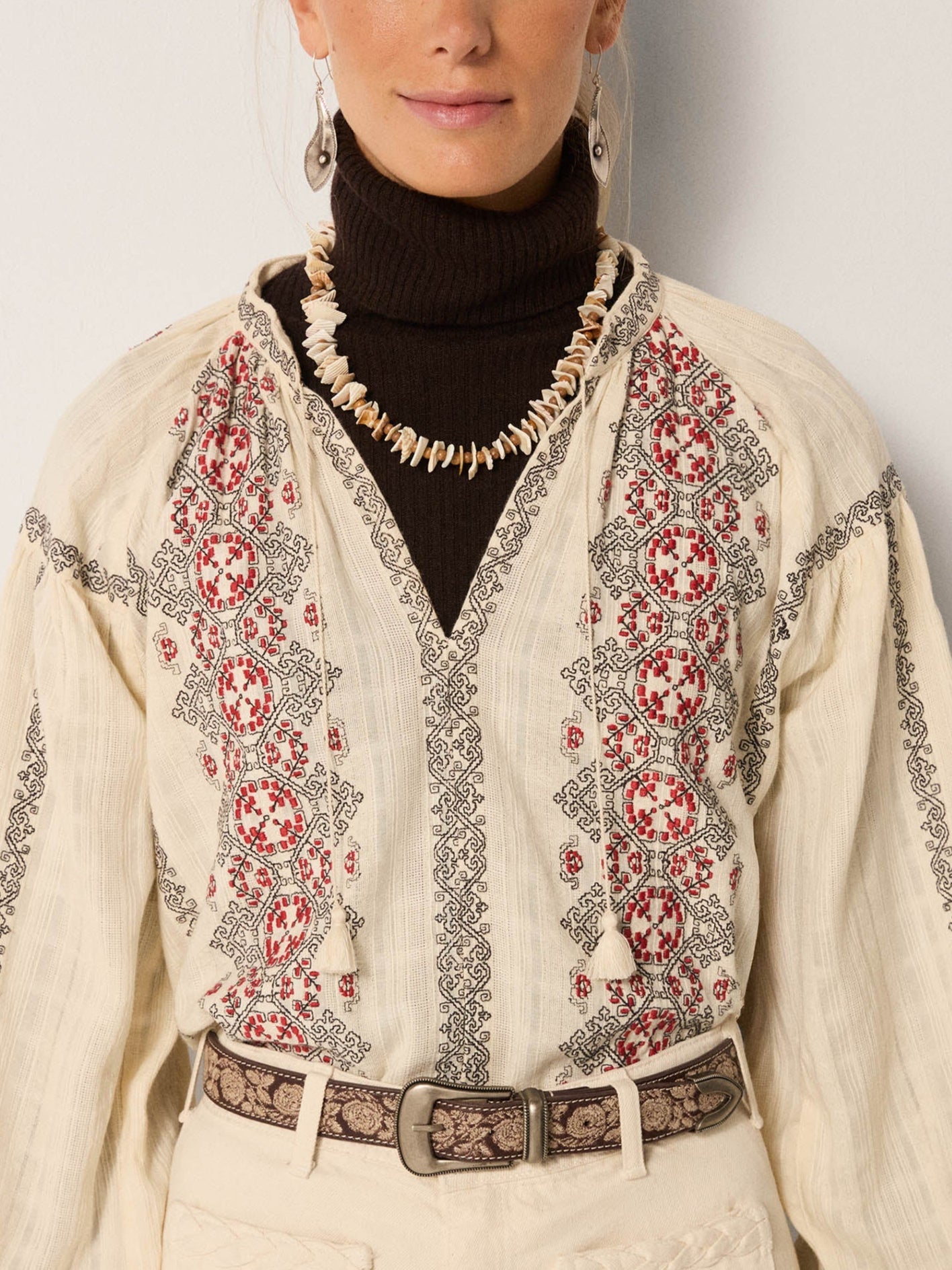 Virginia Blouse - Danubio Ecru