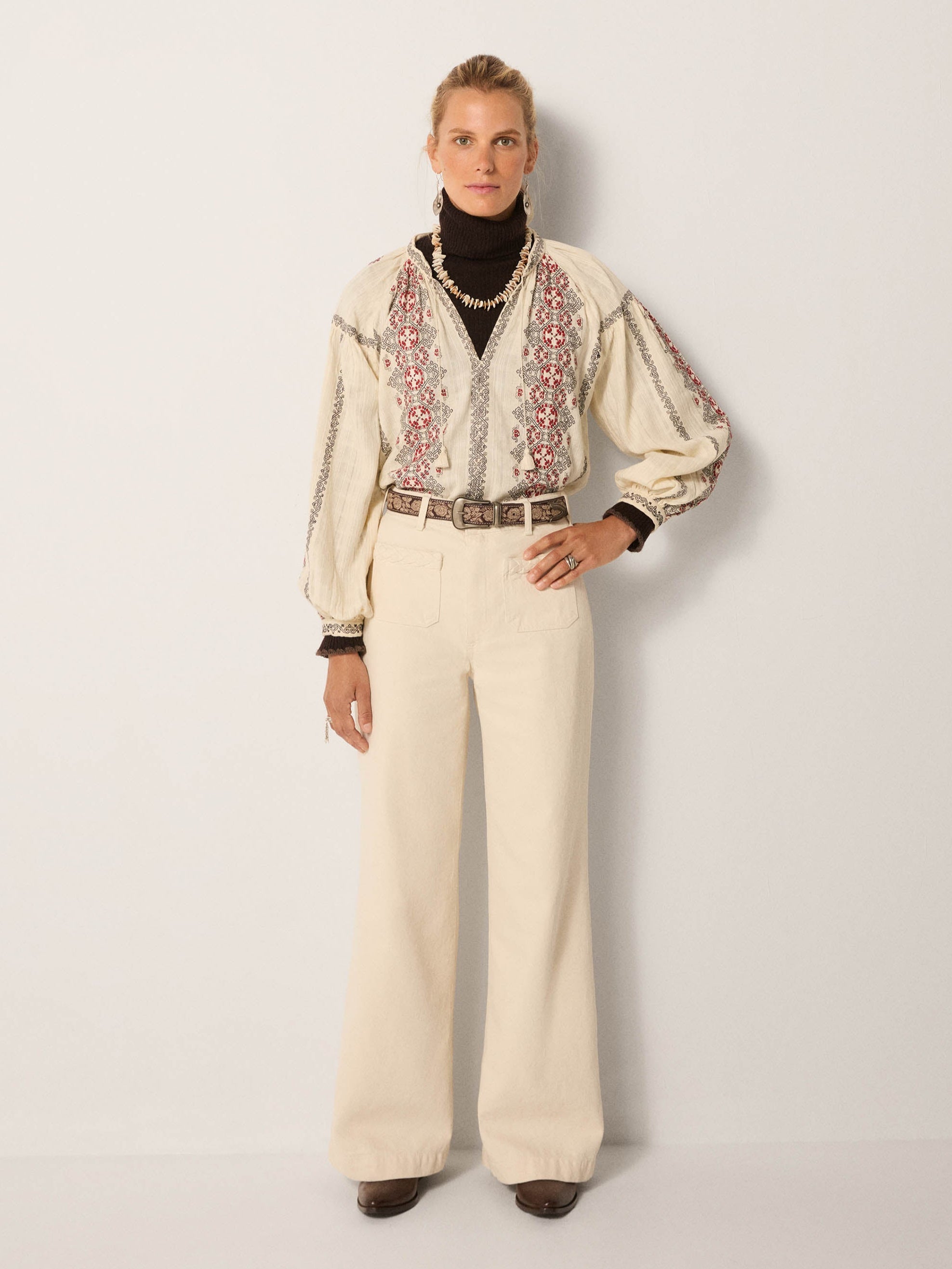 Virginia Blouse - Danubio Ecru