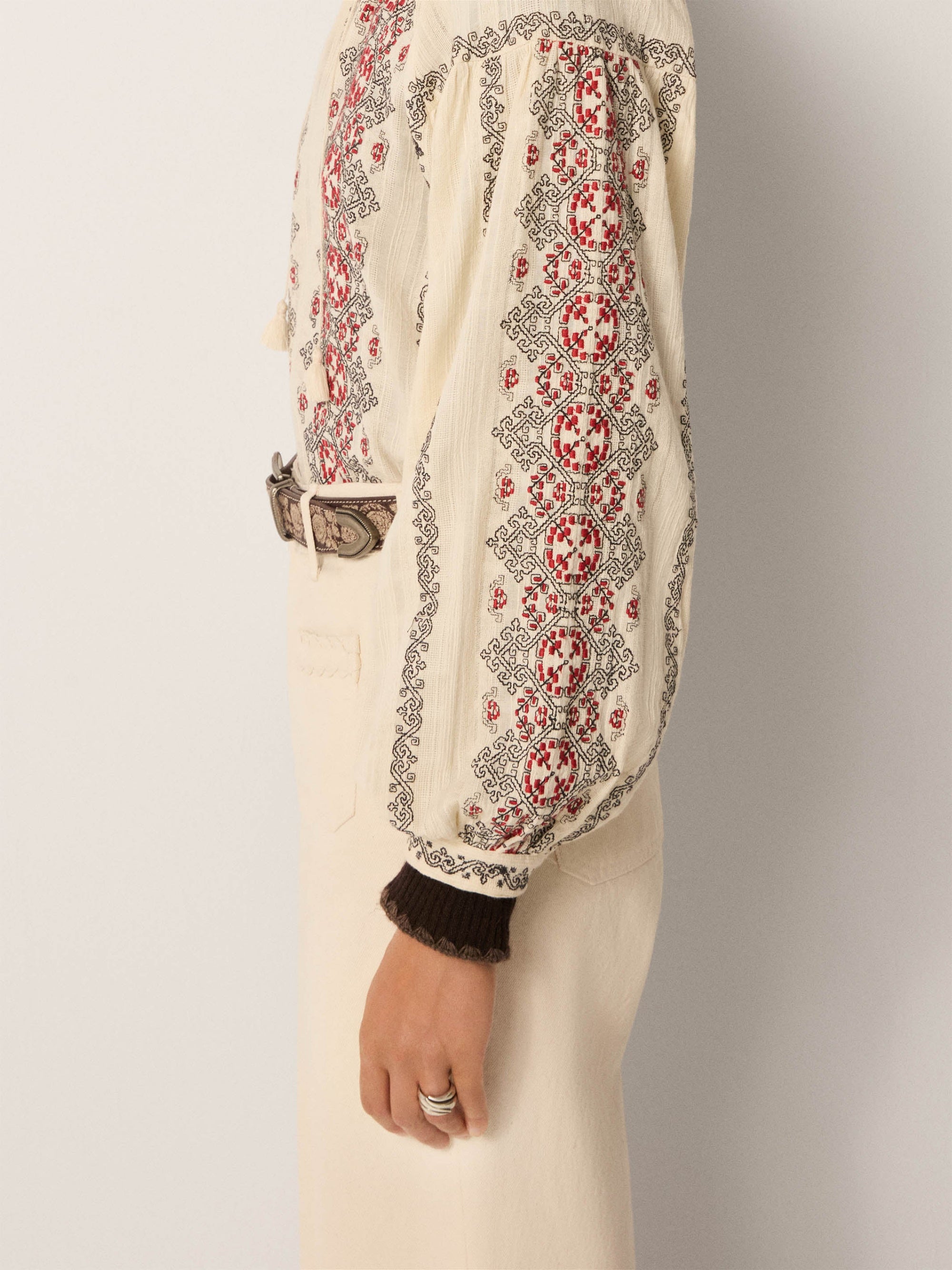 Virginia Blouse - Danubio Ecru