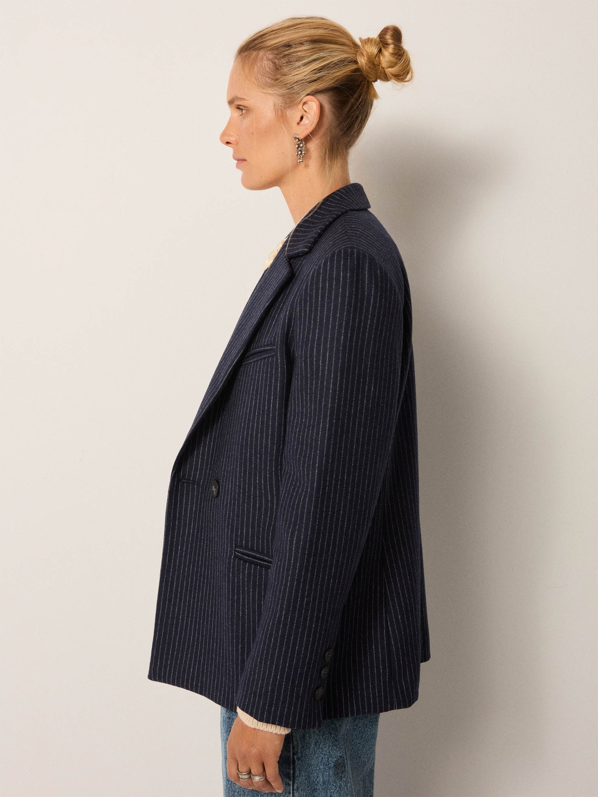 Jackie Blazer - Navy Note