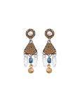 Small Earrings Gold Totem Set, Sacra