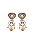 Gold Flower Earrings Gold Totem Set, Althea