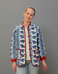 Jamille Jacket Blue Flower