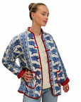 Jamille Jacket Blue Flower