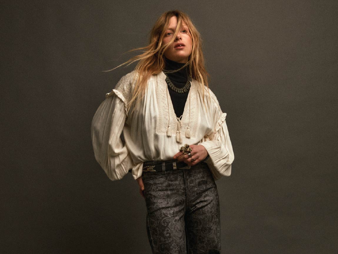 Vega Blouse - Casablanca Muse Soft Ecru