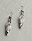 Silver Sardine Earrings