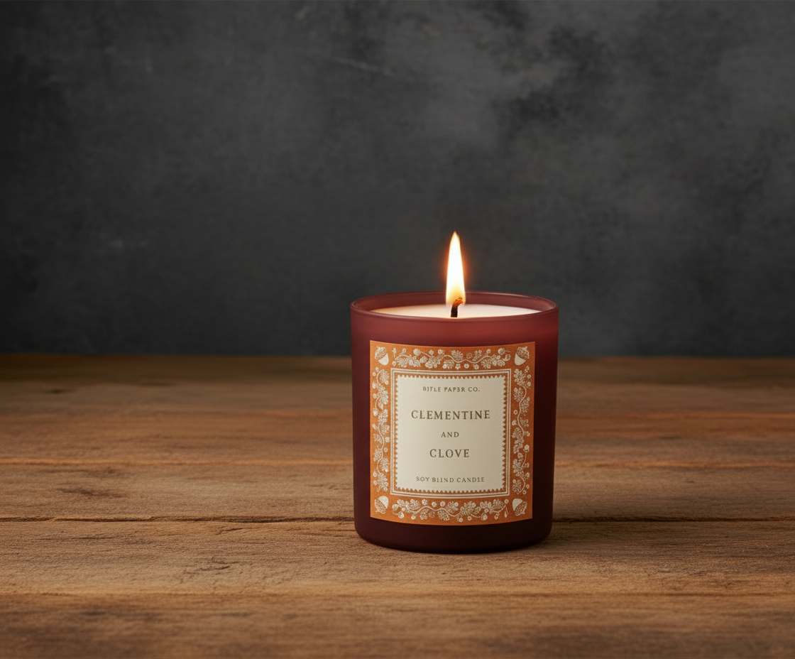 Rifle Paper Co. Clementine &amp; Clove 9 oz Glass Candle