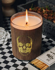 Spitfire Girl.No 17 Gold Skull Frankincense Candle