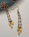 Rosary earrings - Madras (BOIND8)