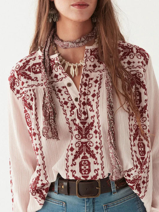 Lupita Blouse - Jalisco Cuarzo