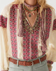 Dion Blouse - Red Wine
